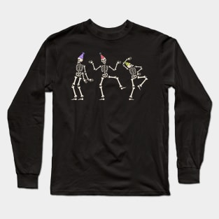 Dancing Skeletons Party Time Long Sleeve T-Shirt